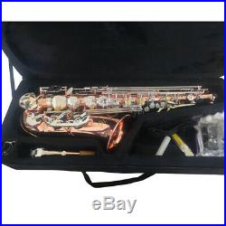 Zest Professional Eb Alto Sax Saxophone Rose Gold with Case & Accessories UK