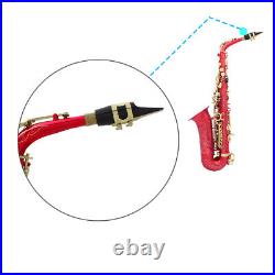 (red)Alto Instrument Alto Sax Durable Delicate Sax Excellent Workmanship